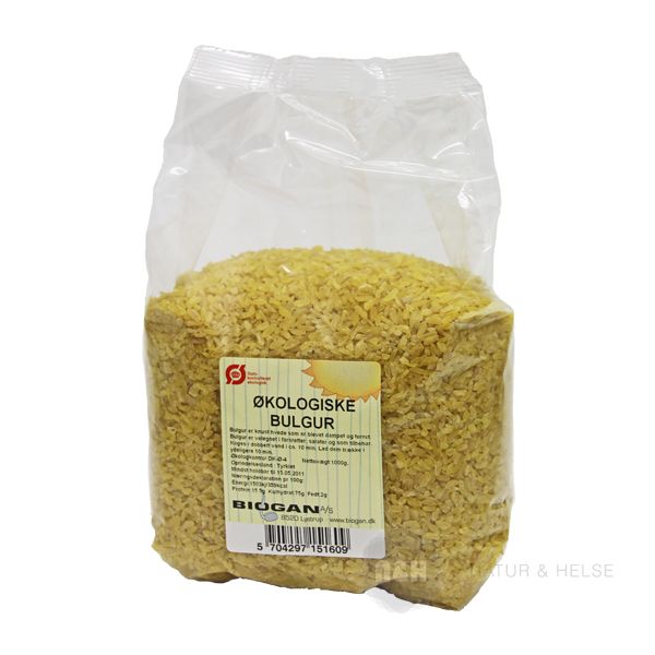 Bulgur Fuldkorn 1 kg Biogan �kologisk
